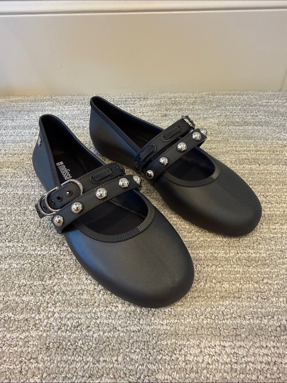 Melissa Soft Studded Ballerina Flat - Picture 4 of 12